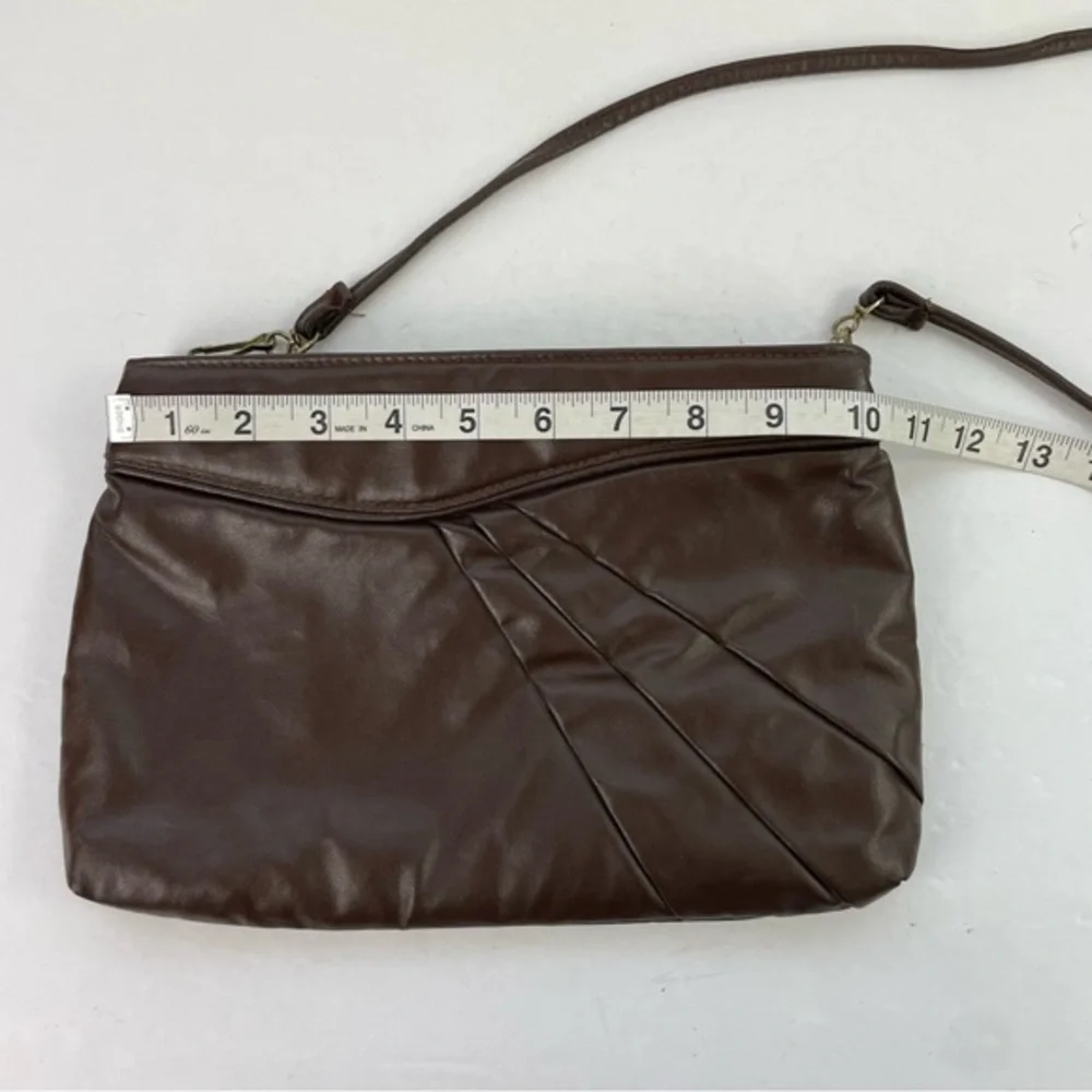 Vintage Brown‎ Retro Convertible Shoulder Bag Clutch